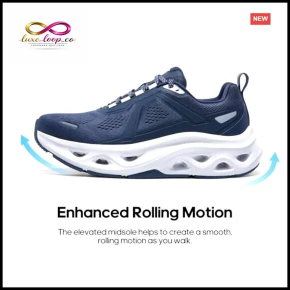 Men's Athletic Walking Shoes Non-Slip Breathable Mesh Gym Sneakers